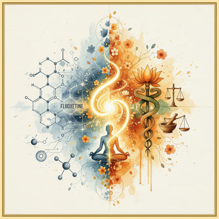 بازتعریف درمان افسردگی: تلفیق اثرات فلوکستین با حکمت عمیق آیورودا برای بازگرداندن نیروی حیات
