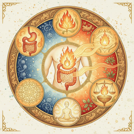 درمان اختلالات آگنی (آتش گوارشی)