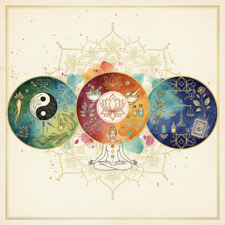 مقایسه آیورودا با سایر سیستم‌های پزشکی سنتی: طب ایرانی و طب سنتی چینی