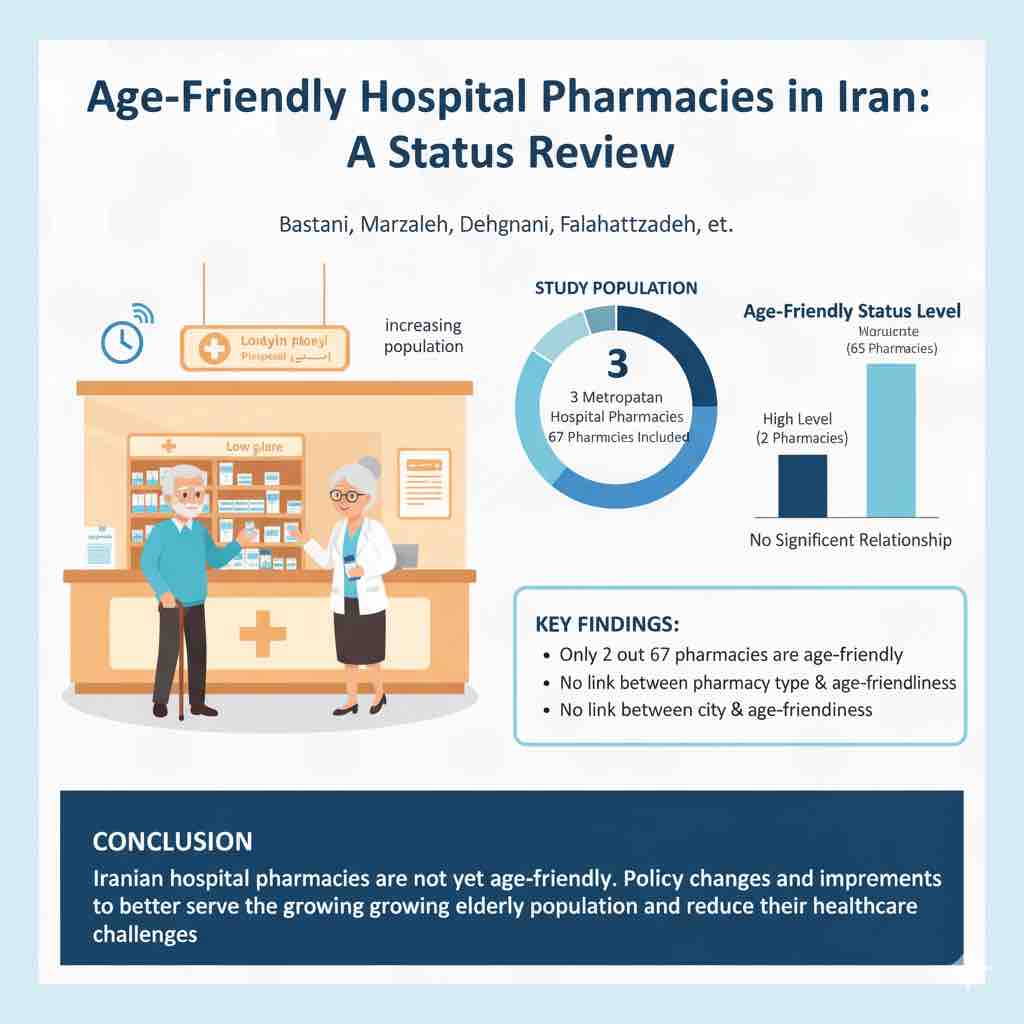 The status of Iranian hospital pharmacies according to age-friendly pharmacies criteria