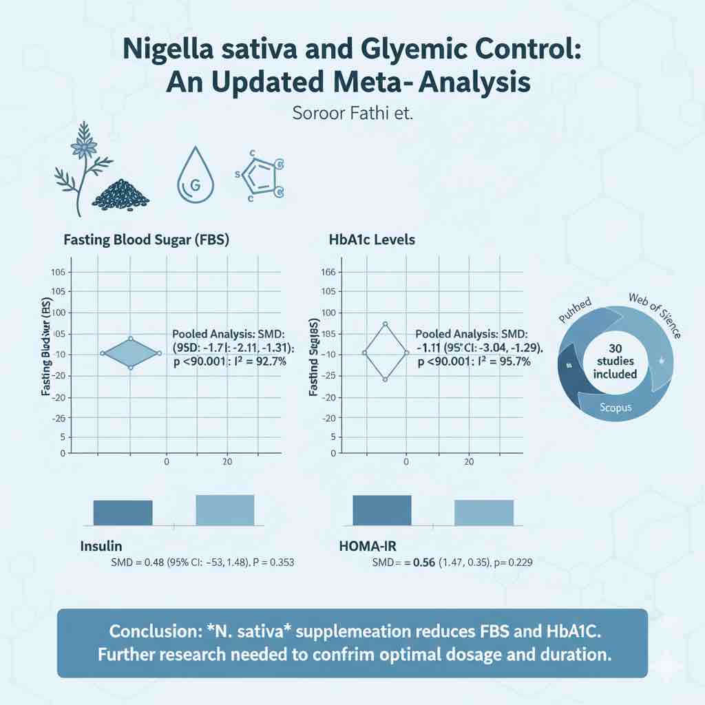 The effect of Nigella sativa supplementation on glycemic status in adults: An updated systematic review and meta-analysis of randomized controlled trials