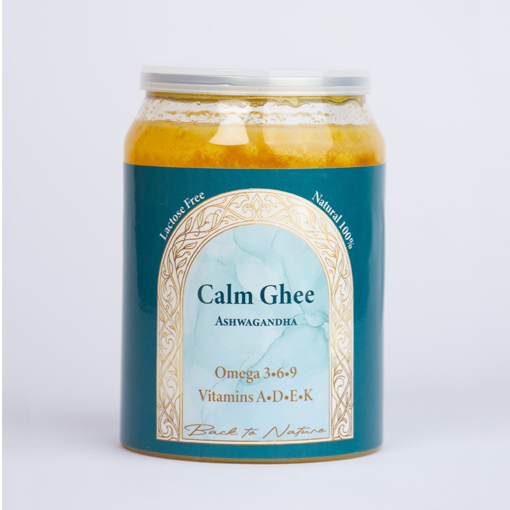 calm-ghee-ps گیباتر آرامش دکتر پیچک | Calm Ghee | گیباتر حاوی آشواگاندا برای آرامش ذهن و بدن - تصویر 1